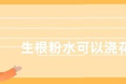 生根粉能否用于浇花？（探究生根粉在花卉栽培中的作用）